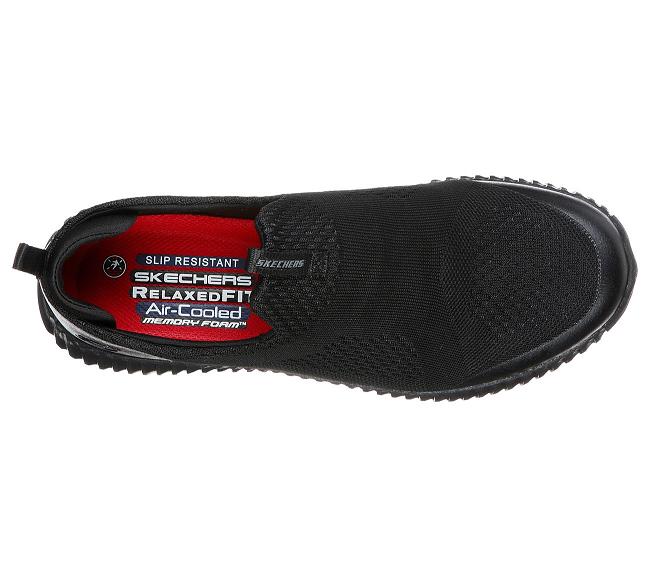 Zapatos de Trabajo Skechers Hombre - Cessnock Negro VCQEN3854